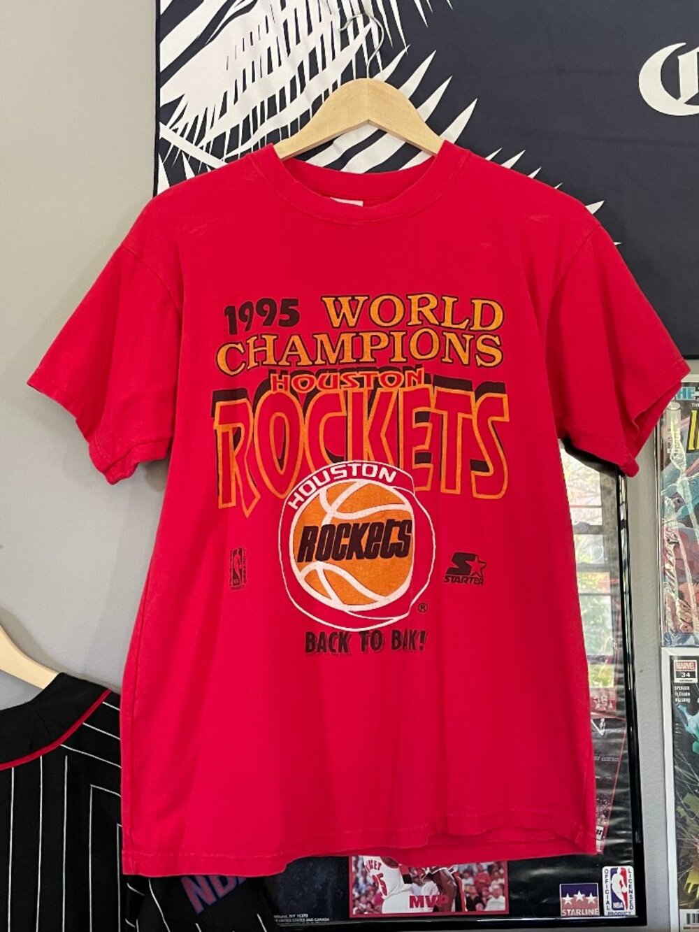 Vintage 1995 Houston Rockets World Champions T-shirt